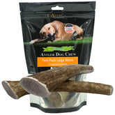 Deluxe Naturals elk antler chew 6-9 inch pack for long-lasting chewing sessions
