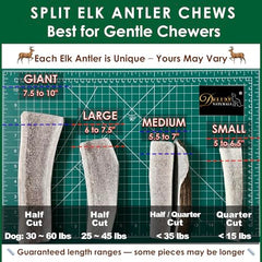 Deluxe Naturals elk antler chews all natural rawhide-free alternative for dogs.