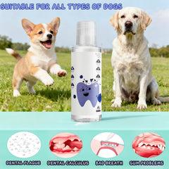 Dental Plus water-additive demonstrates 1:100 dosing for easy daily use.