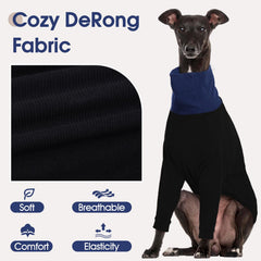 DENTRUN turtleneck warm dog sweater provides extra neck coverage for chilly outings.