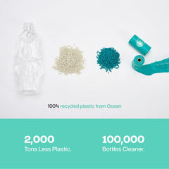 Deo Doo 100% PCR ocean material supports eco-friendly waste management.