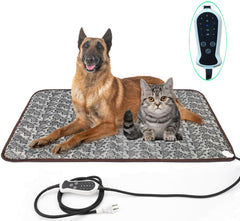 DEOMAN pet heating pad with precise temperature control for steady warmth