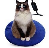 DEOMAN round 16-inch heating pad front view for cozy warmth.