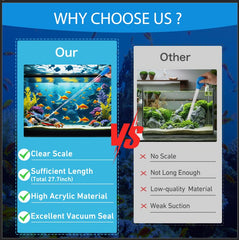 Depeew aquarium siphon water changer helps perform water changes without wet hands.