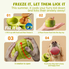 DEPURE Snack Tray Fill & Freeze: create long-lasting, cool treats for dogs.