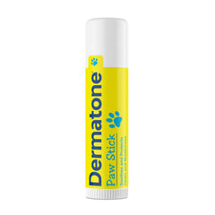 DERMATONE paw stick twist-application shows easy, mess-free application for rapid paw relief.