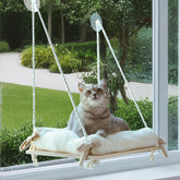 Devopet cat window perch cushion close-up shows plush comfort for naps.