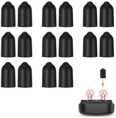 DEYACE dog shock collar rubber tip 13mm view shows safe skin protection during training