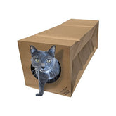 Dezi Roo Hide and Sneak tunnel open view for curious cats' exploration and play
