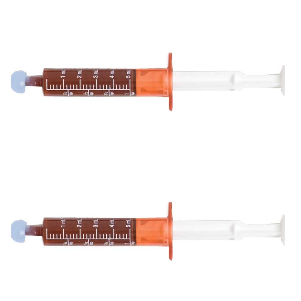 DiaGel dog digestive gel in a 5ml syringe for quick at-home use during upset stomachs.