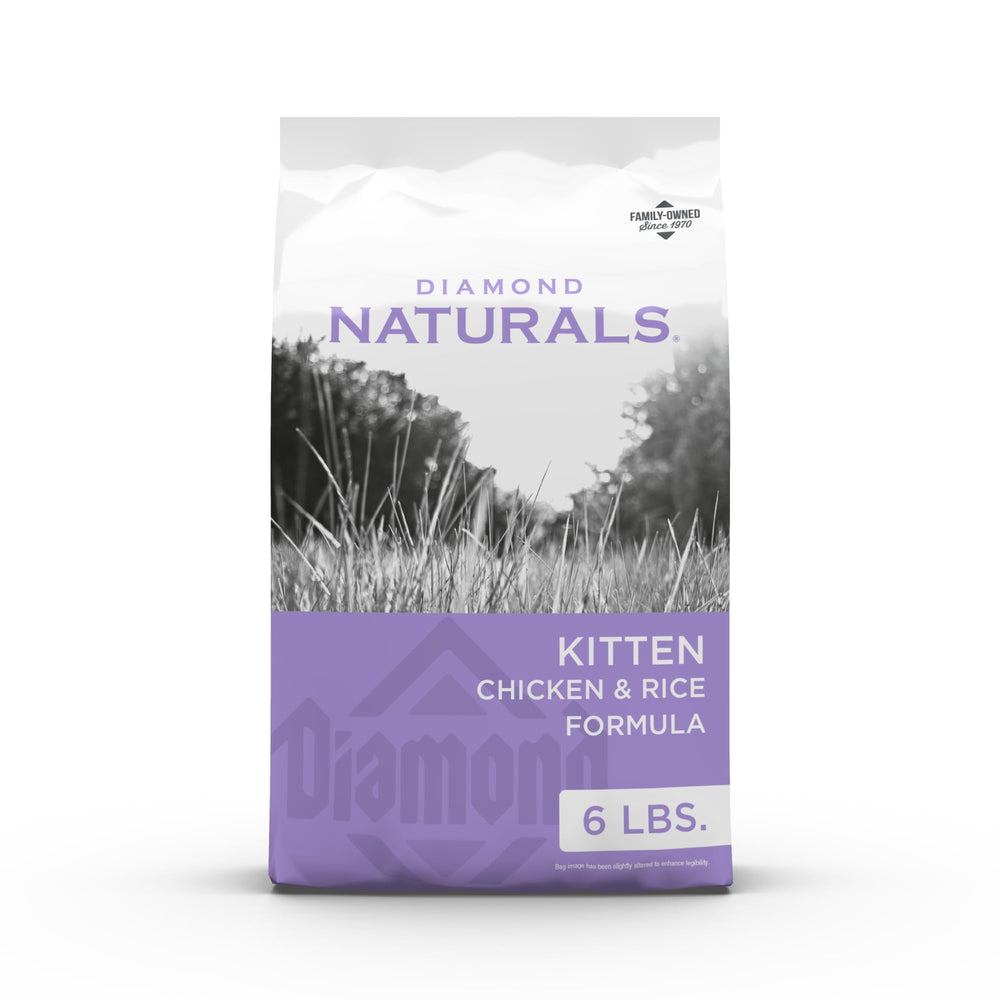 DIAMOND NATURALS gatitos con pollo libre de jaula, fórmula completa para crecimiento