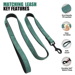 Didog soft-lined interior shot emphasizes gentle comfort for canine necks.