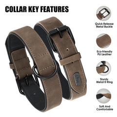Didog D-ring closeup features leash attachment and ID tag options