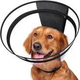 Didopet dog cone transparent visibility view reduces stress during wound recovery