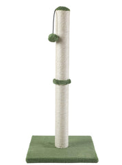 Dimaka tall cat scratching post with sisal rope improves vertical scratching.
