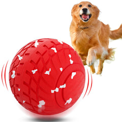 Diman interactive dog ball left view shows durable E-TPU shell for long-lasting play.