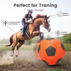 Diman Herding Ball durable polyurethane surface resists friction for rugged play.
