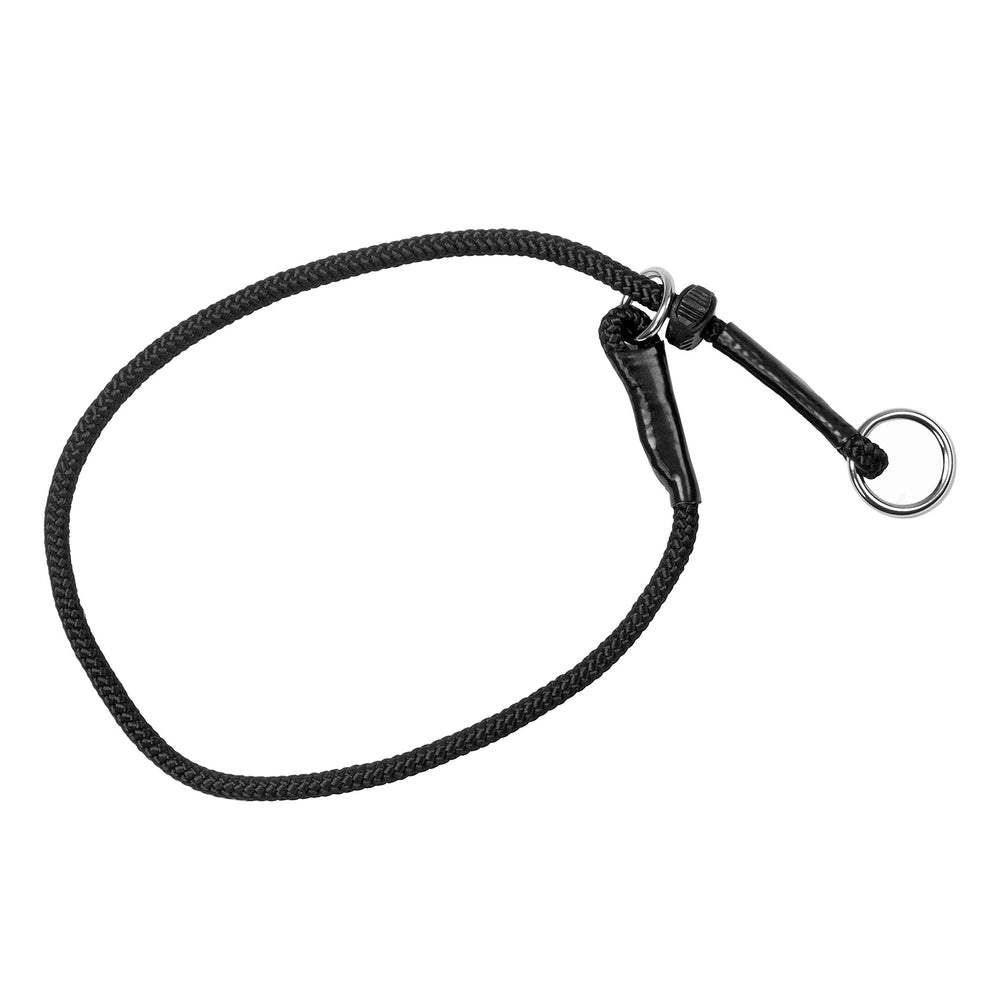 Dingo Gear dog choke collar side view—durable, adjustable training tool.
