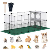 DINMO small animal playpen assembled setup for safe indoor exercise.