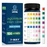 DIPSTIK Aquarium Test Strips 7-Way Kit for quick freshwater and saltwater checks.