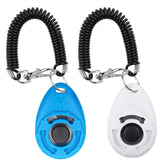 Diyife dog clicker 2-pack blue white for training sessions