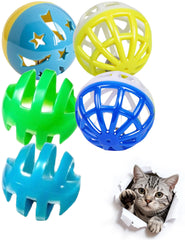 DIYUQISHI cat toy balls 1.5 inch pack front view for engaging indoor play