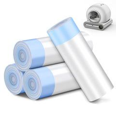 DJDUCK self-cleaning litter box inside view highlights easy maintenance.