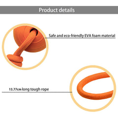 DLDER lightweight buoyant dog ball stays afloat for pool or pond fetch.