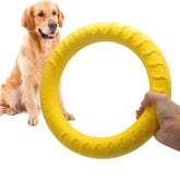 DLDER XL indestructible dog toy disc for long throws and water fun.