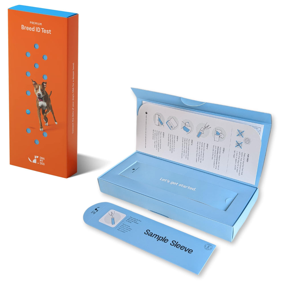 DNA MY DOG breed identification chart shows 350+ breeds for quick insights