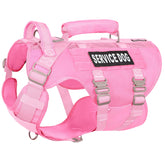 Dnallrino service dog vest large dog mesh breathable front view enhances comfort