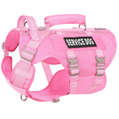 Dnallrino service dog vest large dog mesh breathable front view enhances comfort