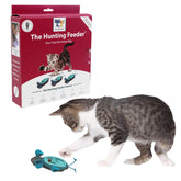Doc & Phoebe's SPOT cat hunting feeder front view for engaging play and slow feeding.