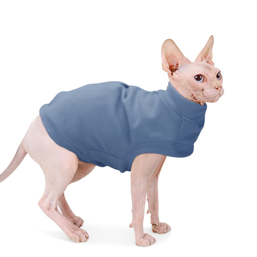 Dociote soft fleece dog sweatshirt front view—cozy warmth for chilly days.
