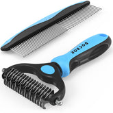 Docrok Pet Grooming Combo deshedding brush in use for quick shed control.