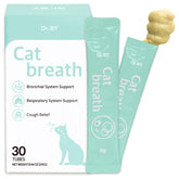 Doctor By Cat Breath lickable formula packaging offers convenient daily respiratory support.