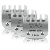 DODAER 3-pack 7FC blades in package for easy replacement and grooming efficiency.