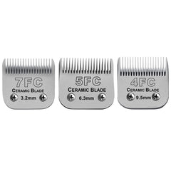 DODAER 7FC blade close-up shows precise cutting length for efficient grooming.