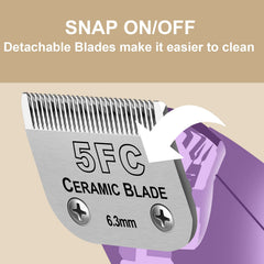 DODAER ceramic-coated blade close-up highlighting heat-resistant edge