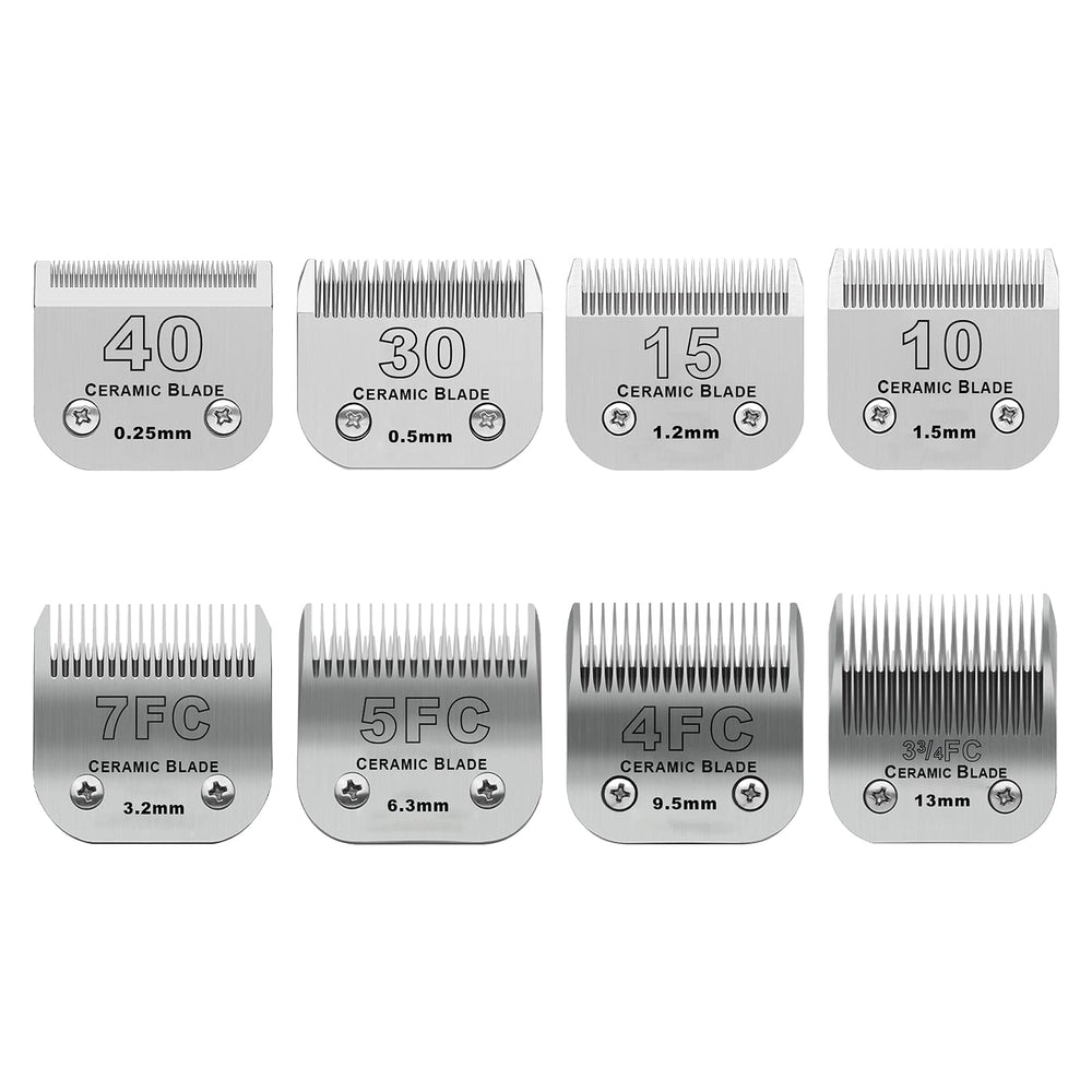 DODAER detachable blades-40: precise 0.25mm trimming for fine detail grooming.