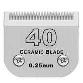 DODAER detachable dog grooming clipper ceramic blade for ultra-fine precision trims.