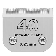 DODAER detachable dog grooming clipper ceramic blade for ultra-fine precision trims.