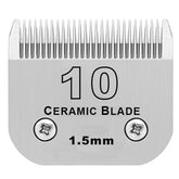 DODAER detachable clipper ceramic blade close-up showing precision edge for smoother trims