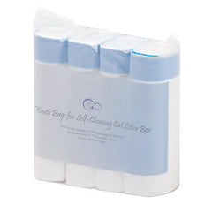 DOEL fit auto self-cleaning litter box image highlights ideal liner size 17.7 x 19.7 inches.