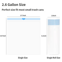 DOEL heavy-duty leakproof material shows thicker bags resisting rips and leaks.