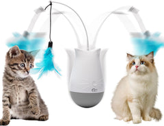 DOEL Interactive Cat Toy with rechargeable battery for quick play sessions.
