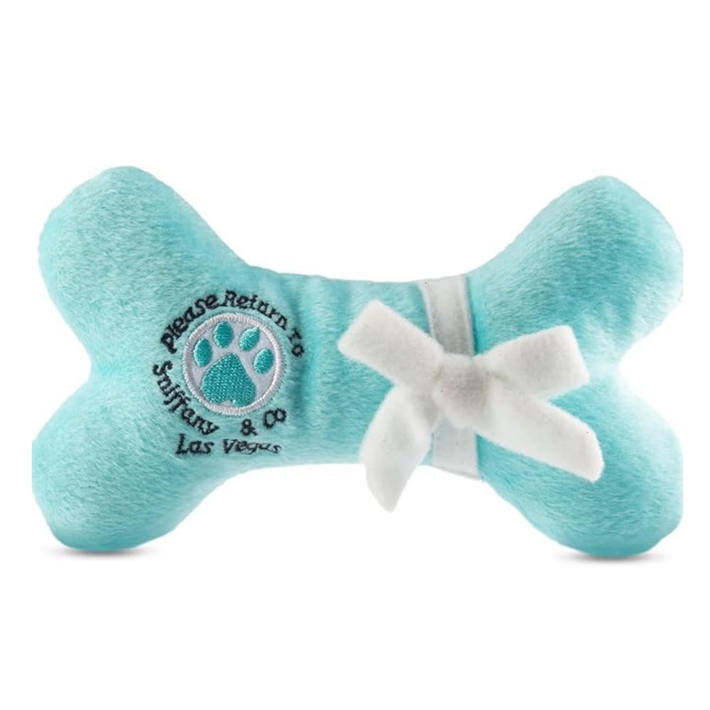 Dog Diggin Designs Runway Pup Toy soft plush squeaky for interactive play.
