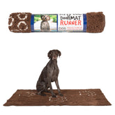 Dog Gone Smart Dirty Dog Doormat absorption close-up showing rapid water uptake.