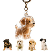 Dog Hair Collector Keychain with waterproof cap for durable keepsake.