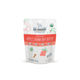 Dog Mamma's golosinas orgánicas manzana-arándano, sabor natural para premiar al perro.